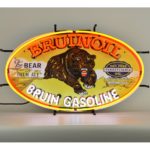 GAS – BRUINOIL BRUIN GASOLINE NEON SIGN