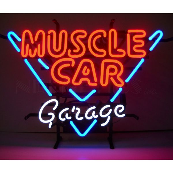 MUSCLE CAR GARAGE NEON SIGN