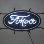 FORD FOMOCO JUNIOR NEON SIGN WITH BACKING