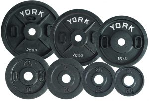 York Barbell 20 Kg York Barbell Cast Iron Olympic Plate (Uncalibrated)